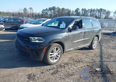 2024 Dodge Durango Gt Plus Awd из США, поврежденный, VIN 1C4RDJDGXRC197893